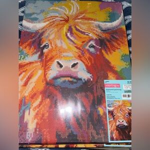 NEW!!! Hobby Lobby Highland Cow Diamond Painting Canvas